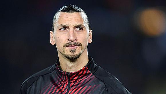 Zlatan Ibrahimovic termina contrato con AC Milan en junio próximo. (Foto: AFP)