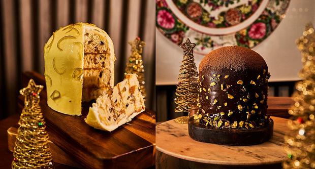 Chef Carlos Testino's two panettone options for this Christmas.  (Photos: Isidro Bistró Limeño)