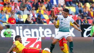 Monarcas empató 1-1 ante Santos Laguna con Raúl Ruidíaz y Andy Polo por tercera fecha de Liga MX