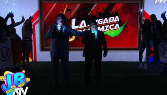 Jorge Benavides realiza divertida parodia sobre el "apagón" de Matute. (Foto: Captura de video)