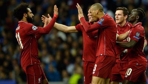 Liverpool vs. Porto: con Salah, por los cuartos de final de la Champions League. (Foto: AFP)