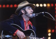 Don Williams: cantante de música country murió a los 78 años