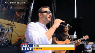 Venezuela Aid Live: Reik cautivó a todos con una presentación llena de romanticismo