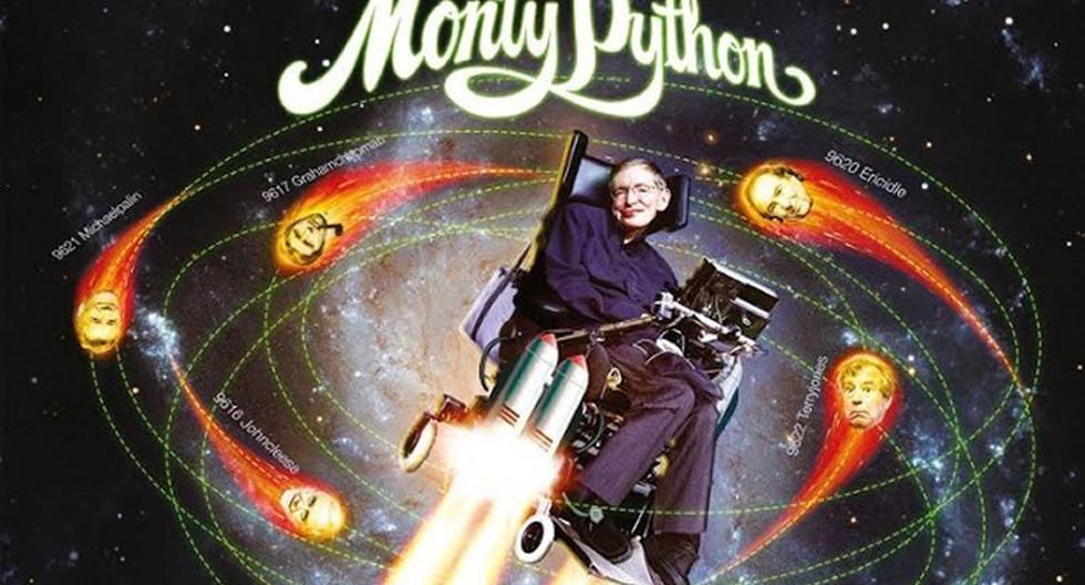 Stephen Hawking presta su voz para versionar una canción de los Monty Python. (Foto: Twitter)