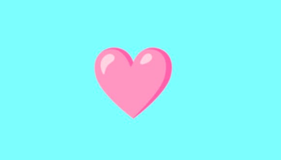 Si te han enviado el más reciente emoji del corazón rosado, aquí te explicamos qué significa en WhatsApp. (Foto: Emojipedia)