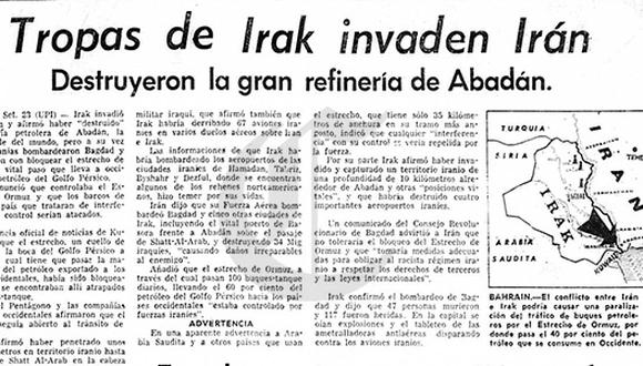 La guerra de los ocho años entre Irán e Iraq