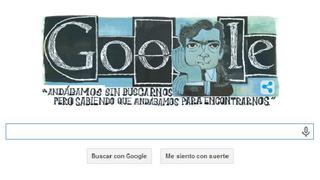 Google recuerda los 100 años de Julio Cortázar con un 'doodle'