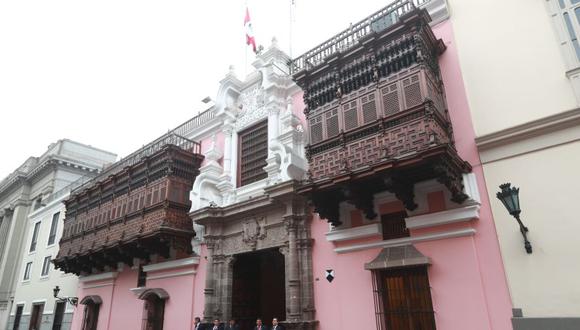 Perú rectifica declaración del Grupo de Lima sobre la soberanía de Venezuela. Imagen de la sede de Cancillería de Perú. (El Comercio - Juan Ponce)