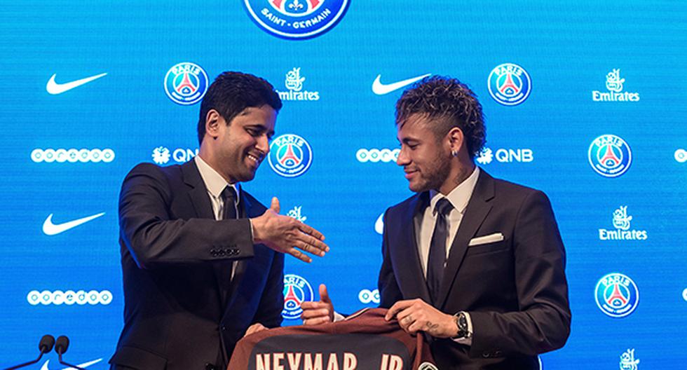 Nasser Al-Khelaifi, dueño y presidente del PSG, comentó sobre la cifra de 222 millones de euros que pagó el club parisino al FC Barcelona por Neymar. (Foto: EFE)