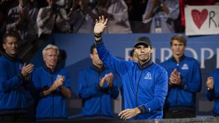 Nadal se retiró de la Laver Cup por una lesión en su muñeca