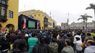 Perú vs. Chile: el partido se podrá ver en pantalla gigante en la plaza de Armas