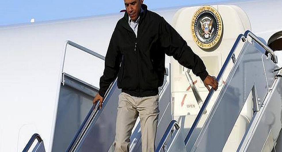 Barack Obama, presidente de EEUU, sufrió este tropezón. (Foto: Captura)