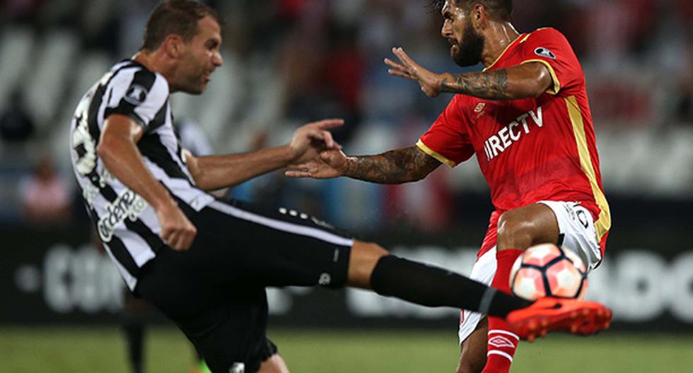 Botafogo sufre pero derrotó a Estudiantes en el debut de la Copa Libertadores. (Foto: EFE)