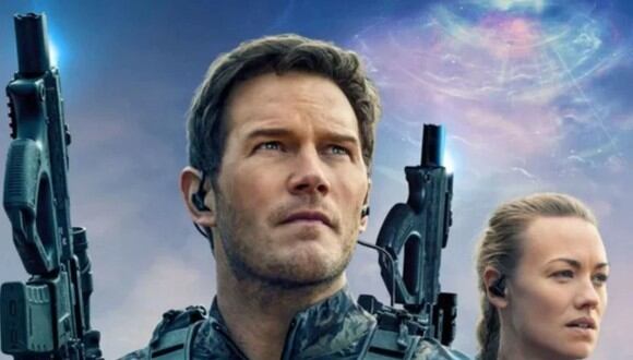 Chris Pratt e Yvonne Strahovski en "La guerra del mañana" (Foto: Amazon Prime Video)