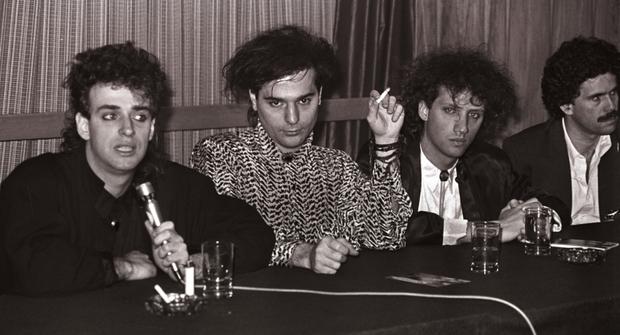 Very young members of the Argentine band Soda Stereo arrived in our country in November 1986.  (Photo: GEC Historical Archive)