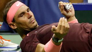 El momento en que Rafael Nadal sufrió un duro golpe en la nariz | VIDEO