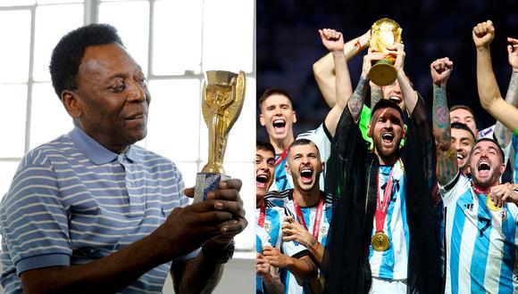 Cuál fue el mensaje de Pelé tras el campeonato mundial de Argentina y cómo recordó a Maradona | Composición: Reuters