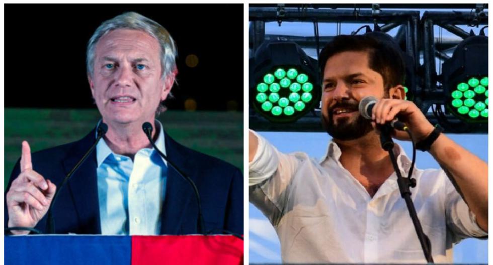 José Antonio Kast y Gabriel Boric se disputarán la presidencia de Chile. (Foto: AFP)