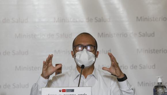 El ministro de Salud, Víctor Zamora descartó una eventual manipulación de la información de muertos por COVID-19 (Fuente:GEC)