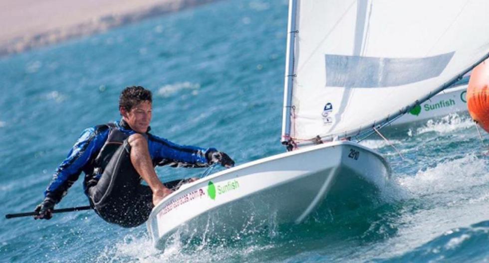 El velerista peruano Alonso Collantes se impuso a 54 competidores en el mundial de Sunfish. (Foto: IPD)