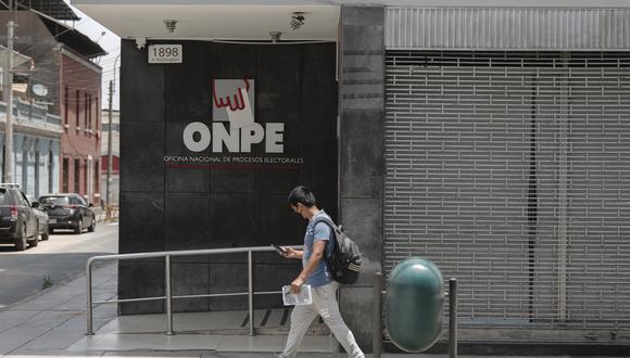 La ONPE informó que nueve partidos tienen de plazo hasta el jueves 22 de julio para rendir cuentas del financiamiento público directo. (Foto: archivo GEC)