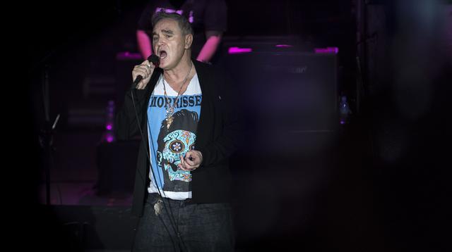 Morrissey se presentó en el Anfiteatro del Parque de la Exposición en el marco de la gira de su álbum "Low in High School ". (Foto: Gabriela Delgado)