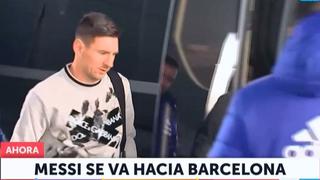 Messi dejó atrás derrota ante Venezuela: abandonó concentración de Argentina y regresó a Barcelona | VIDEO