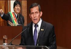 Humala a Evo Morales: "Los presidentes no vamos a recoger presos"