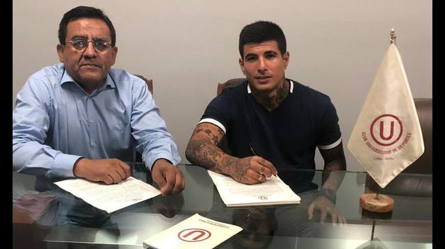 Universitario: Armando Alfageme firmó por dos temporadas con el cuadro crema. (Foto: Universitario).