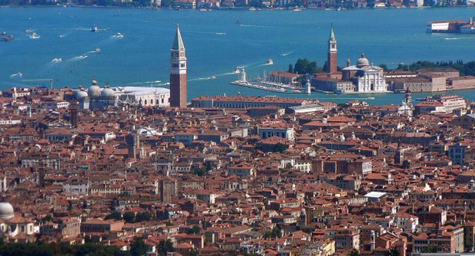 Los resultados del estudio señalan que 37 de los 49 bienes analizados están en riesgo de sufrir inundaciones, como por ejemplo, Venecia en Italia. (Foto: Wikimedia Commons)