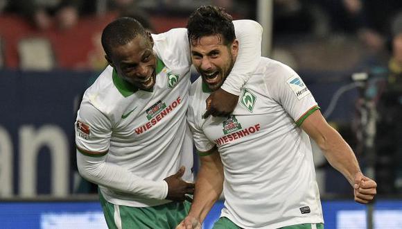 Con Claudio Pizarro, Werder Bremen empató 1-1 ante Hoffenheim