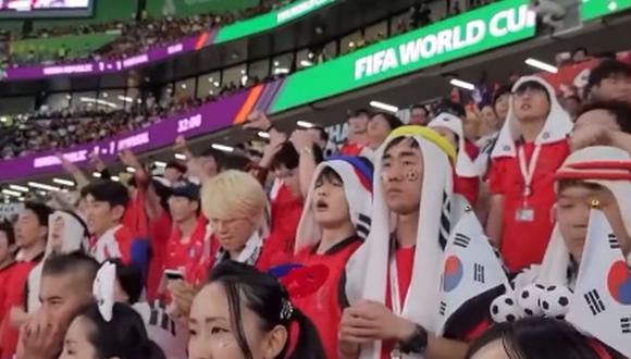 Hinchas surcoreanos ovacionan a Messi tras cántico para Cristiano Ronaldo | Foto: captura