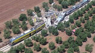 Italia: Más de 20 muertos por choque frontal entre trenes