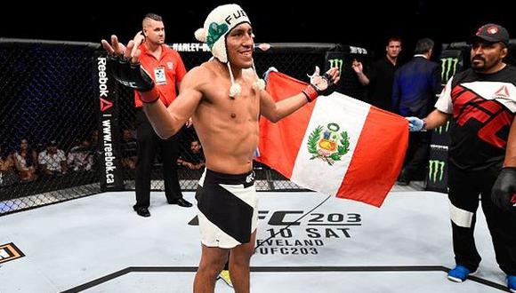 UFC: Barzola penalizado por usar bandera peruana sin permiso
