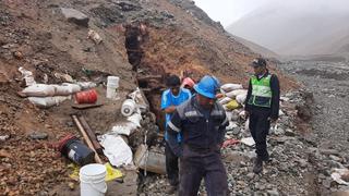 Arequipa: deslizamiento deja tres mineros atrapados en socavón