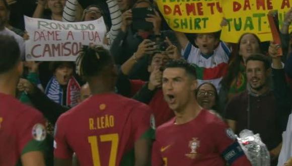 Gol Cristiano Ronaldo hoy, Portugal vs. Eslovaquia por Eliminatorias Euro 2024 | VIDEO