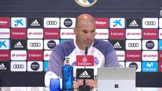 Zinedine Zidane optimista: su particular declaración previo al partido ante Málaga