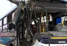 Accidente en Los Olivos: choque de buses deja al menos 20 heridos