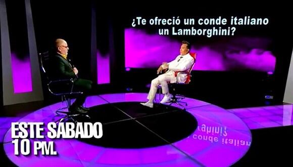 “El valor de la verdad”: Jimmy Santi reveló que un conde italiano le ofreció un Lamborghini. (Foto: Captura de video)