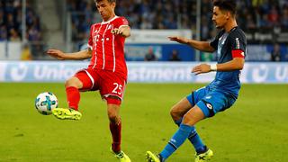 Bayern Múnich perdió 2-0 ante el Hoffenheim por la Bundesliga