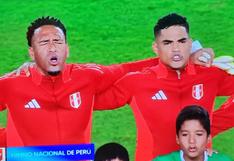 Perú vs República Dominicana: así se entonó el himno nacional en el estadio Monumental 