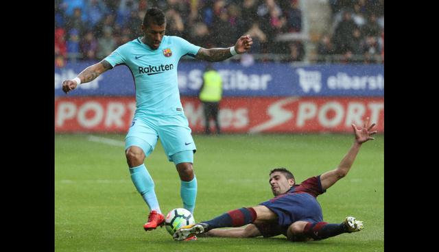 Paulinho, volante del Barcelona. (Foto: EFE)