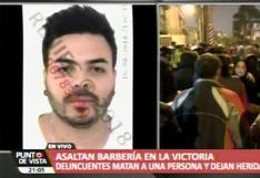 La Victoria: barbero fue asesinado de tres balazos en su local