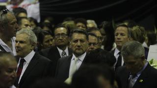 Luis Castañeda Lossio acudió al velatorio del ex presidente Alan García