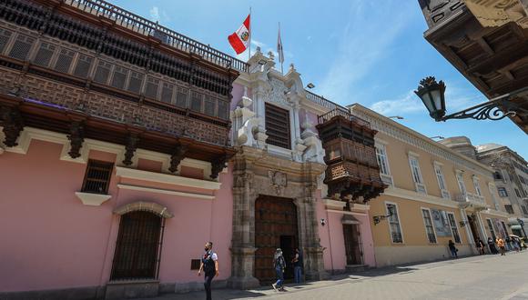 El Palacio de Torre Tagle, sede principal del Ministerio de Relaciones Exteriores del Perú. (Foto: ANDINA/Andrés Valle)