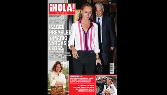 Nuevas fotos de Vargas Llosa e Isabel Preysler en "¡Hola! Perú"