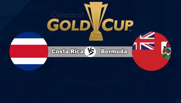 Costa Rica vs. Bermudas: Transmisión EN DIRECTO y Señal EN VIVO del duelo por Copa Oro 2019. (Foto: Twitter)