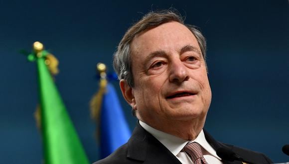 Mario Draghi “reiteró su renuncia y la del Ejecutivo que encabeza”, indicó la presidencia en un breve comunicado. Foto: archivo/AFP/ JOHN THYS