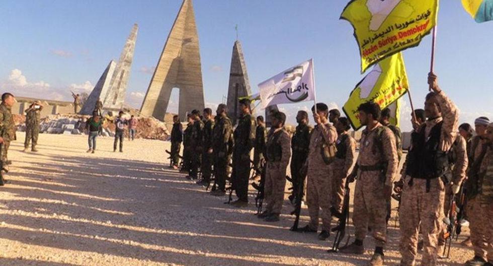 Anuncio de liberaci&oacute;n de Al Suidiya al Kabira. (Foto: YPG)