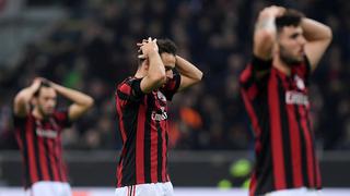 Milan queda fuera de la Europa League por decisión del TAS